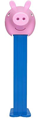 PEZ Peppa Pig Distributeur de bonbons – Distributeur de bonbons George Pez avec recharges de bonbons | Cadeaux de fête, sacs à saisir