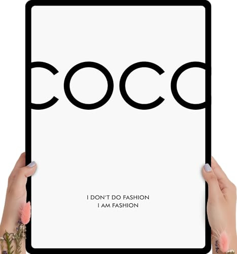 Elbeffekt Holzbild Coco - personalisierbar zum Hinstellen/Aufhängen optional beleuchtet, Geschenk Frauen mit Spruch auf Holz - Wand-Bild Aufsteller Dekoration - persönliches Geschenk