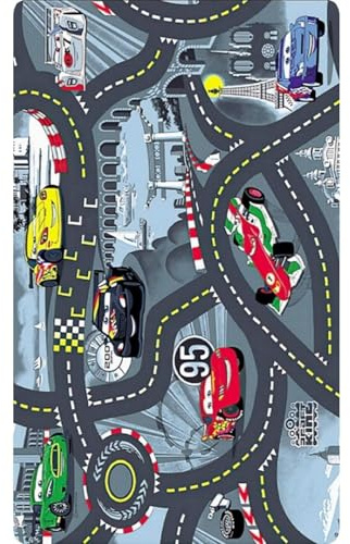 Mani Textile Tapis Enfant Circuit de Voiture