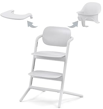 CYBEX Gold LEMO Hochstuhl 3in1-Set, Mitwachsend, ab 6 Monaten, All White