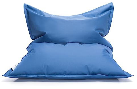 Ecopuf Sitzsack Pillow S – 140x100 cm – wasserabweisend und reißfest – Liegesack für Kinder – Indoor & Outdoor Bean Bag – mit EPS-Füllung