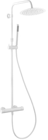 Essebagno Columna de ducha termostática Luisa II blanca