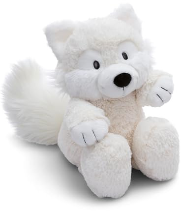 NICI Kuscheltier Polarfuchs Vanja 20cm weiß - Stofftier aus weichem Plüsch, niedliches Plüschtier zum Kuscheln und Spielen, für Kinder & Erwachsene, tolle Geschenkidee - 61281