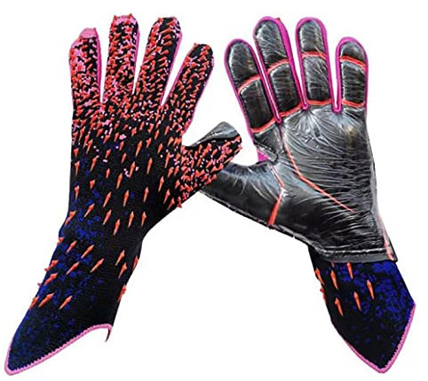Sunicon Fußball-Torwarthandschuhe, Größe 8,9,10, rutschfeste Latex-Fußballhandschuhe, Torwart-Trainingshandschuhe mit starken Griffen, rutschfesten und atmungsaktiven Handflächen (Size 10)