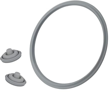 Piezas de Repuesto Para Ollas a Presión,Anillo de Sellado 22cm y 2 Sellos de Señal de Cocción Compatible con WMF Perfect Plus y Perfect 2,5l - 8,5l Olla a Presión con Tapa Silicona (Juego de 3)