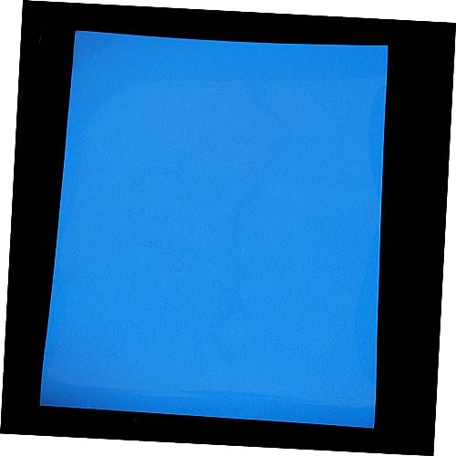 SEWACC 1 Rolle Sublimationsfolie Beschriftungsfolie Selber Machen Textilbeschriftungsfolie Wärmeübertragungsfolie Glühen Hitze Gravurfolie Für Wärmeübertragung Heißprägefolie Pvc Blue