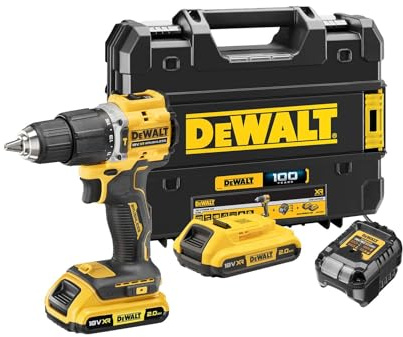 DeWALT Perceuse-visseuse à percussion sans fil DCD100YD2T-QW 18V 2Ah Perceuse-visseuse sans fil