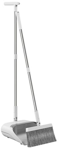 Pala de polvo plegable para un fácil almacenamiento, conjunto de escoba y pala de polvo compactos, conjunto de escoba de limpieza doméstica, pala de polvo y cepillo para cocina, herramientas de nett