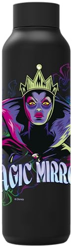 QUOKKA SOLID X DISNEY | BOTELLA TÉRMICA DE ACERO INOXIDABLE DOBLE PARED | VILLAINS EVIL QUEEN