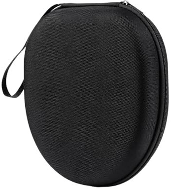 1 Pcs Headphone Storage Case, Anti-Pressure Protection for Most Headsets, Durable Earphone Carrying Case (Black)