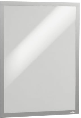 DuraFrame Cadre magnétique A2 en plastique autocollant avec couverture transparente résistante aux UV pour affiches, avis, certificats, photos