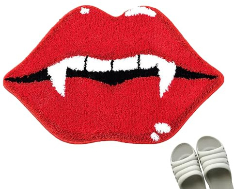 Tapis de salle de bain gothique - Tapis toile d'araignée, tapis de bain Halloween | Revêtement de sol absorbant, tapis antidérapant doux, décoration effrayante pour baignoire, cuisine, douche, toilett