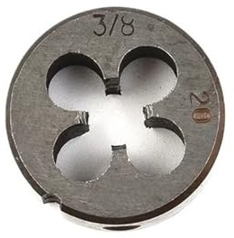 NnYuaUil Maschi a macchina con scanalatura dritta e filiera for tubi standard da 3/8-20 UNF e denti a piastra