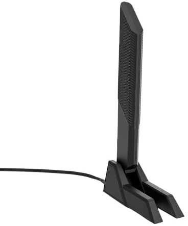 Plyisty Antenas WiFi 7, Base Magnética RP SMA Macho con 12DBI 2.4GHz 5GHz 6GHz para TUF Gaming Z790 BTF B850 Plus X870 Plus ROG Maximus Z890 Hero
