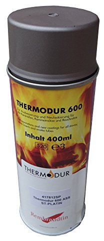 Ofenspray Platin Grau Rembrandtin Thermodur 600 A S S Ofen Lack rauchfrei hitzebeständig 400 ml