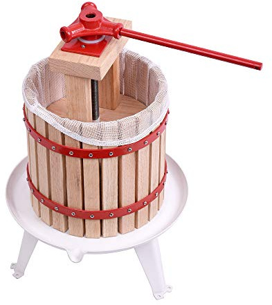 HENGMEI Presse à Fruits et à vin 12L Pressoir à Baies Fruit jus Manuel Presse mécaniqu