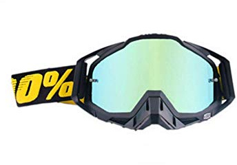 Carolilly Motocross Goggles Over Glasses for Men Women - Motorcycle Ski Snowboard Goggles With Anti-Fog Wind Resistance Dust-Proof Insulation