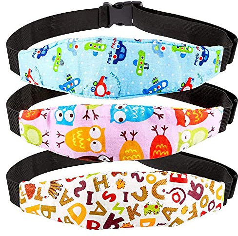 ERFGT Protección de Cabeza Posicionador, Bebé Almohada Protección Cabeza, Soporte De Cabeza para Niños, Bebés Soporte De La Cabeza para Cinturón, para Sillas De Coche, Coches, Aviones, Cochecitos