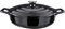 La Cuisine 3140MB Enameled Cast Iron Saute Pan Braising Pan, 28 cm Diameter 3.5 Litre. Matte Black Enamel Coating Interior, Glossy Black Porcelain Enamel Coating Exterior