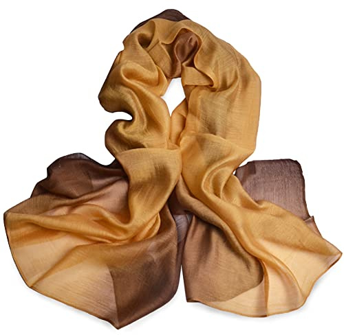 SNUG STAR Baumwolle Seidenschal Elegante Weiche Wraps Farbton Schals für Frauen
