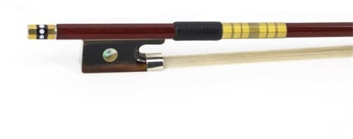 Professioneller Geigenbogen 4/4-1/8 Horn-Geigenbogen Aus Grünem Sandelholz Mit Weißem Schachtelhalm, Geeignet Für Geigenanfänger Und -schüler(1/4)