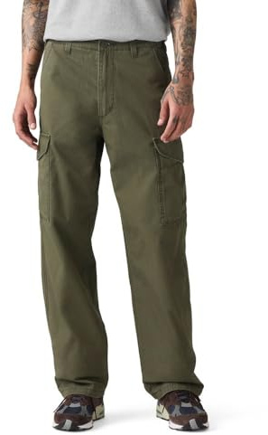 Levi's Men's XX Baggy Cargo Pant, Forest Night Canvas (Non Stretch), 36Wx32L Standard
