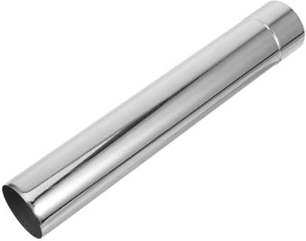 TOYANDONA Tuyau De Poele Droit Acier Inoxydable pour Evacuation des Fumées Compatible avec Poeles De Tente Et Conduits De Cheminée