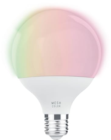EGLO connect.z Smart-Home LED-lampa E27, G95, matt, ZigBee, app och röststyrning Alexa, dimbar, RGB, varmvitt-kallvitt, 1600 lumen, 14 watt, glödlampa