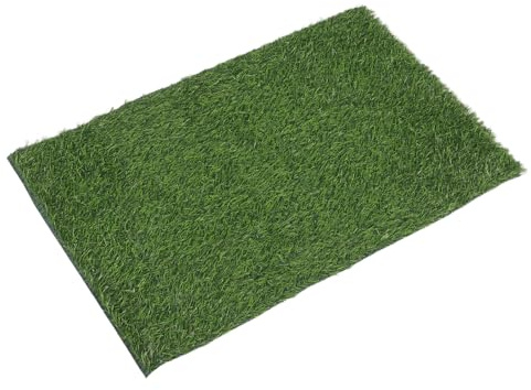 Tapis de gazon artificiel ovale réaliste – Tapis de gazon synthétique doux pour jardin, terrasse, arrière-cour – Tapis de gazon durable à faible entretien – Sans danger pour les animaux domestiques et