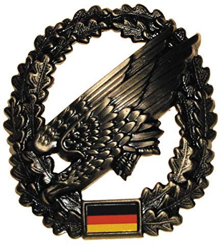 MFH 36021P Bundeswehr Barettabzeichen (Fallschirmjäger/5,5 x 4,5 cm)