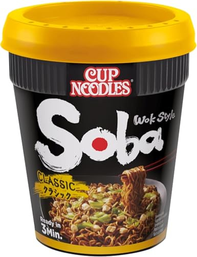 NISSIN Cup Noodles Soba Wok Style Classic Flavour, 90 g