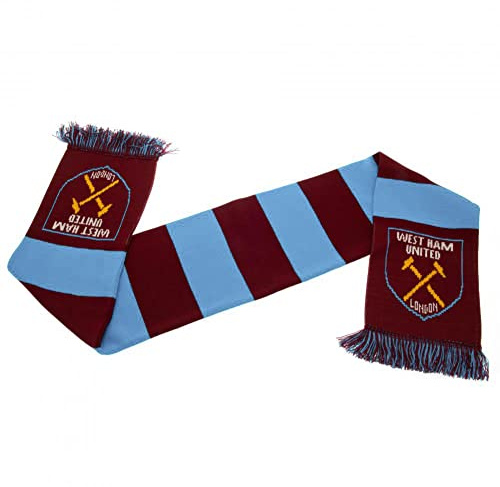 West Ham United Official Crest Bar Scarf
