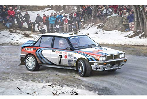 Italeri 3658 Lancia Delta HF Integrale 1990 Rally Monte Carlo auto plastica Scala 1:24