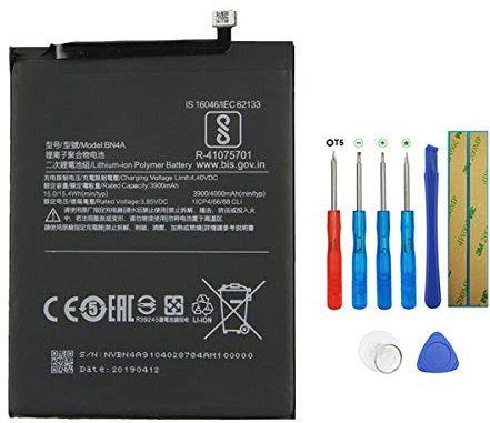 Swark BN4A Batterie compatible avec Xiaomi Redmi Note7 Note 7 avec outils