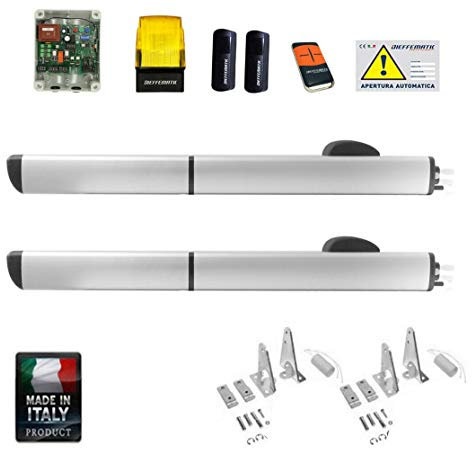 KIT PER AUTOMAZIONE CANCELLO A DUE ANTE BATTENTI A MOTORI OLEODINAMICI PH1 270
