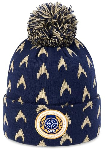 Star Trek Discovery Sternenflotte Akademie Mütze - UFP Fanartikel | Design der Vereinten Föderation der Planeten, Unisex Einheitsgröße, Beliebtes Geschenk für Trekkies