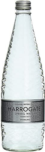 Harrogate Spring Sparkling Water Glass Bottle, 1 x 750 ml