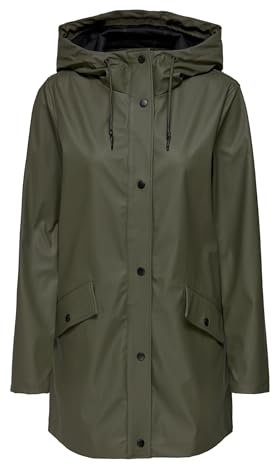 ONLY ONLELISA Raincoat OTW Blouson de Pluie, Kalamata, L aux Femmes