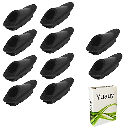 Yuauy 10 pcs Bike Cable Tube Clamp Grommets Frame Brake Cable Buckles Clip Holder Hole Inner Embedded Bicycle Shift Derailleur Wire Line Pipe Guide Plugs Organizer Cord Fixed MTB Routing