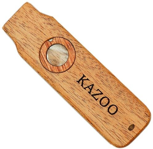 Holz Kazoo Tragbares Musikinstrument Ukulele Gitarre Partner Leicht zu erlernendes Blasinstrument für Liebhaber