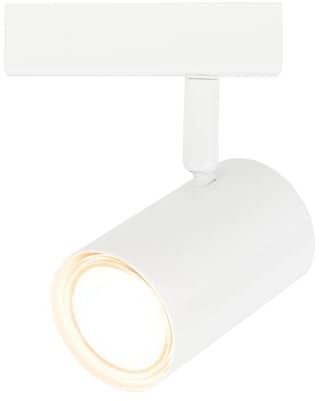Ledvion - LED Ceiling Spot White, Rectangle, Tiltable, Dimmable, GU10 Fitting, Surface-Mounted, Black Lamp, Round Lamp, Lighting, IP20, GU10 Fitting, Excl. GU10 Bulb