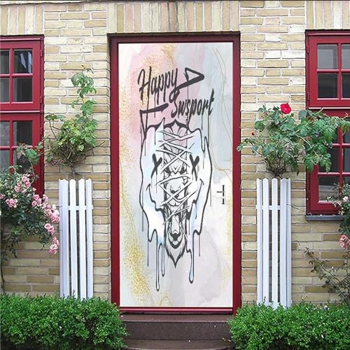Türtapete Selbstklebend Türposter - Türtapete 3D Graffiti-Buchstaben 95 X 215 Cm Abnehmbar Fototapete Türfolie Poster Tapete Türaufkleber Für Tür Wohnzimmer Schlafzimmer Küche Bad - Foto Der -1F9Y2G0G