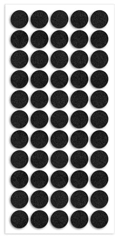 55 Pièces Patin Feutre Autocollant，Noir Patins，Patins pour chaises，Patin Chaise，Tampon Pied de Chaise，Patins Meubles，Patin Chaise Feutre