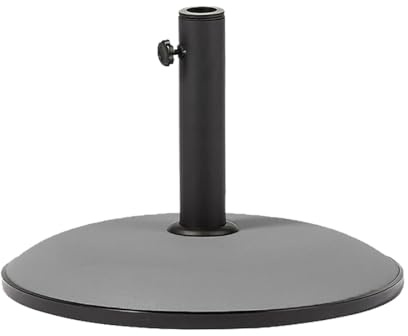 Acomoda Textil – Base de Sombrilla Ajustable, Estable y Resistente para Terraza, Jardín y Patio. Pie de Sombrilla con Adaptador Manejable para Parasol. (Cementos Gris, 15kg)