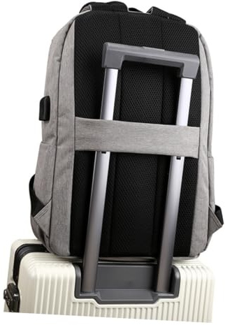 Angoily Mochila Para Computadora Carga Usb Gran Capacidad Mochila Para Portátil De Negocios Para Viajes y Uso Diario Resistente y Ajustable