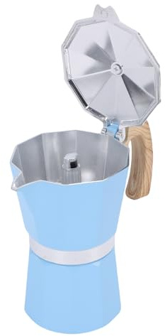 Cuifati Cafetière, Cafetière à Expresso sur Cuisinière, Cafetière Moka, Conviviale et Facile à Nettoyer, Percolateur Italien Greca en Alliage D'aluminium pour la Maison et le Camping