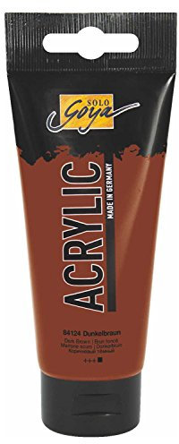 Kreul 84124, Solo Goya Acrylic, Vernice Acrilica, Marrone Scuro, 100 ml