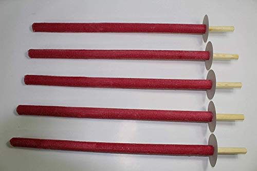 50 Stück Wachsfackeln Brennzeit 90 min Fackel Gartenfackel