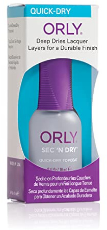 ORLYBeauty Sec'n Dry 18 ml | Schnelltrocknender Nagellack | Überlack | Topcoat | Nagelpflege | Maniküre