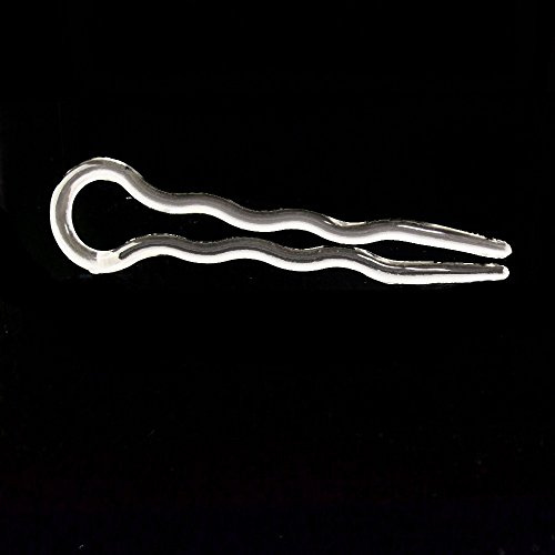 4Stk Haarnadel in U form. 9x2cm in kristall - Made in Germany - WeLoveBeads